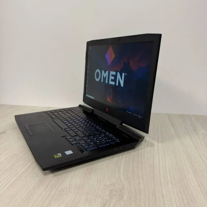 Ігровий ноутбук Б-класу HP Omen 17t-an100ca / 17.3" (1920x1080) IPS / Intel Core i7-8750H (6 (12) ядер по 2.2 - 4.1 GHz) / 12 GB DDR4 / 128 GB SSD NVMe + 500 GB HDD / nVidia GeForce GTX 1050 Ti, 4 GB GDDR5, 128-bit / WebCam б/в - зображення 5
