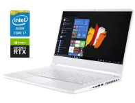 Ігровий ноутбук Acer ConceptD CN715-71 / 15.6" (3840x2160) IPS / Intel Core i7-9750H (6 (12) ядер по 2.6 - 4.5 GHz) / 16 GB DDR4 / 1000 GB SSD / nVidia GeForce RTX 2060, 6 GB GDDR6, 192-bit / WebCam б/в