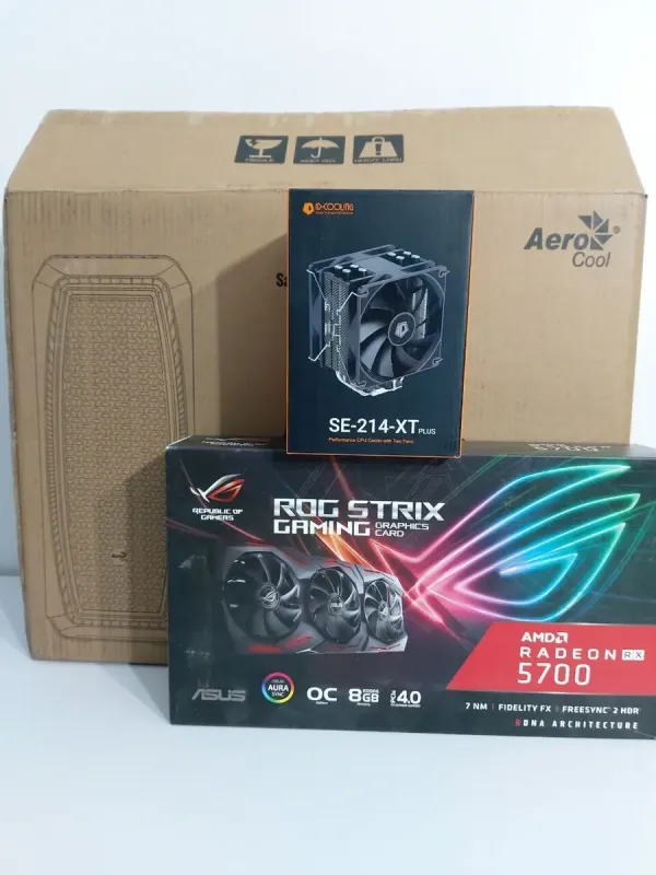 Ігровий ПК AeroCool Aero One Frost Tower / Intel Core i7-7700 (4 (8) ядер 3,6 - 4,2 ГГц) / 32 ГБ DDR4 / 480 ГБ SSD M.2 + 1000 ГБ HDD / AMD Radeon RX 5700 XT, 8 ГБ GDDR6, 256-біт / 600 Вт б/в - зображення 6