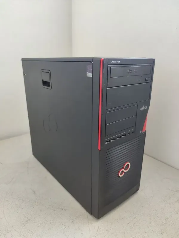 Робоча станція Fujitsu Celsius W530 Workstation Tower / Intel Core i7-4790 (4 (8) ядра по 3.6 - 4.0 GHz) / 16 GB DDR3 / 256 GB SSD + 500 GB HDD / nVidia Quadro K420, 1 GB GDDR3, 128-bit / DVD-ROM б/в - зображення 3