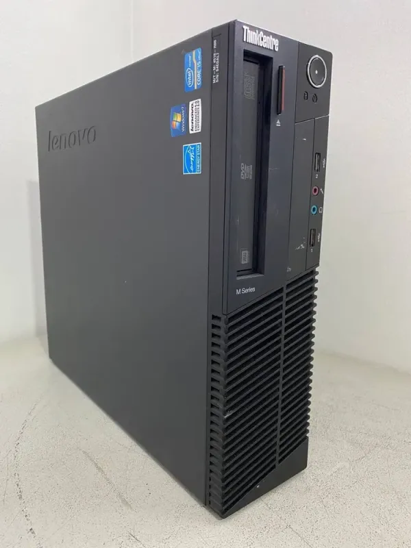 Комп'ютер Lenovo ThinkCentre M81 SFF / Intel Core i5-2400 (4 ядра по 3.1 -3.4 GHz) / 8 GB DDR3 / 250 GB HDD / Intel HD Graphics 2000 / DVD-ROM б/в - зображення 3