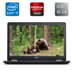 Ноутбук Dell Latitude E5570 / 15.6" (1366x768) TN / Intel Core i7-6820HQ (4 (8) ядра по 2.7 - 3.6 GHz) / 16 GB DDR4 / 512 GB SSD / AMD Radeon R7 M370, 2 GB GDDR5, 128-bit / HDMI / VGA / Windows 10 б/в