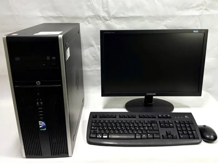 Комплект ПК: HP Compaq 8300 Elite Convertible Tower / Intel Core i5-3470 (4 ядра по 3.2 - 3.6 GHz) / 16 GB DDR3 / 120 GB SSD + 500 GB HDD / Intel Graphics + Монітор Б-клас Samsung SyncMaster E2220NW / 22" (1680x1050) TN б/в - зображення 2