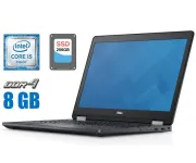 Ноутбук Б-клас Dell Latitude E5570 / 15.6" TN / Core i5-6200U (2(4) ядра по 2.3-2.8GHz) / 8GB DDR4 / 256GB SSD / HD Graphics 520 / WebCam / HDMI / Win 10 б/в