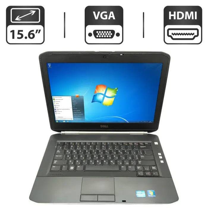 Ноутбук Dell Latitude E5420 / 15.6" (1366x768) TN / Intel Core i5-2520M (2 (4) ядра по 2.5 - 3.2 GHz) / 6 GB DDR3 / 750 GB HDD / Intel HD Graphics 3000 / WebCam б/в - зображення 1