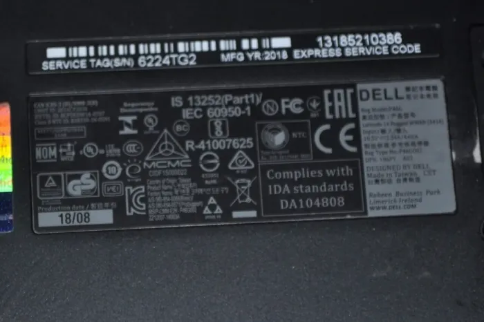 Захищений ноутбук Dell Latitude 5414 Rugged / 14" (1366x768) TN / Intel Core i5-6300U (2 (4) ядра по 2.4 - 3.0 GHz) / 16 GB DDR4 / 256 GB SSD / Intel HD Graphics 520 / WebCam / Wi-Fi / Windows 11 Pro б/в - зображення 13