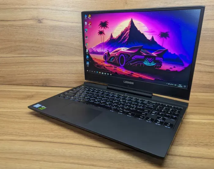 Ігровий ноутбук Lenovo Legion Y7000P-1060 / 15.6" (1920x1080) IPS / Intel Core i7-8750H (6 (12) ядер по 2.2 - 4.1 GHz) / 16 GB DDR4 / 256 GB SSD + 1000 GB HDD / nVidia GeForce GTX 1060, 6 GB GDDR5, 192-bit / HDMI / Windows 10 б/в - зображення 5