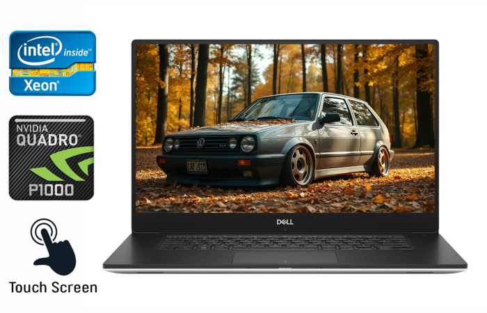 Мобільна робоча станція Б-класу Dell Precision 5530 / 15.6" (3840x2160) IPS Touch / Intel Xeon E-2176M (6 (12) ядер по 2,7 - 4,4 ГГц) / 16 ГБ DDR4 / 512 ГБ SSD / nVidia Quadro P1000, 4 ГБ GDDR5, 128-біт / HDMI б/в - зображення 1