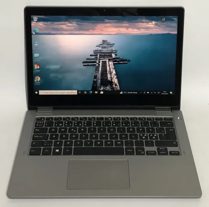 Ультрабук-трансформер Б-клас Dell Latitude 3310 2-in-1 / 13.3" (1920x1080) IPS Touch / Intel Core i5-8365U (4 (8) ядра по 1.6 - 4.1 GHz) / 16 GB DDR4 / 256 GB SSD / Intel UHD Graphics / WebCam / Win 10 Pro б/в - зображення 2