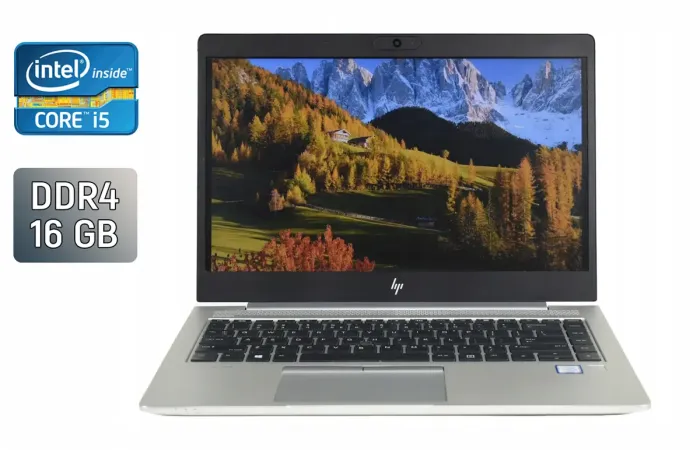 Ультрабук HP EliteBook 840 G5 / 14" (1920x1080) IPS / Intel Core i5-8350U (4 (8) ядра по 1.7 - 3.6 GHz) / 16 GB DDR4 / 512 GB SSD / Intel UHD Graphics 620 / WebCam / TouchID / Windows 10 б/в - зображення 1