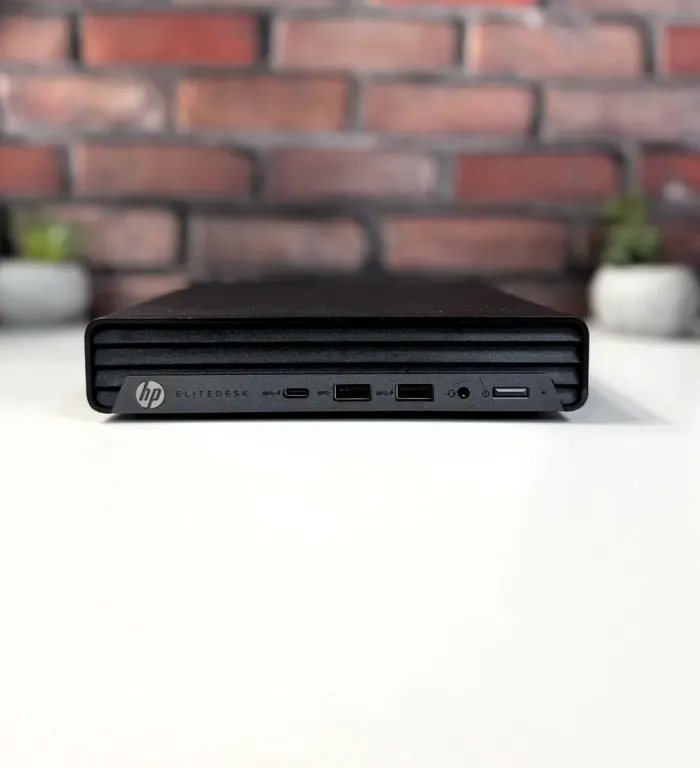 Неттоп HP EliteDesk 800 G6 USFF / Intel Core i5-10500T (6 (12) ядер по 2.3 - 3.8 GHz) / 16 GB DDR4 / 256 GB SSD / Intel UHD Graphics 630 / Блок питания б/в - изображение 2