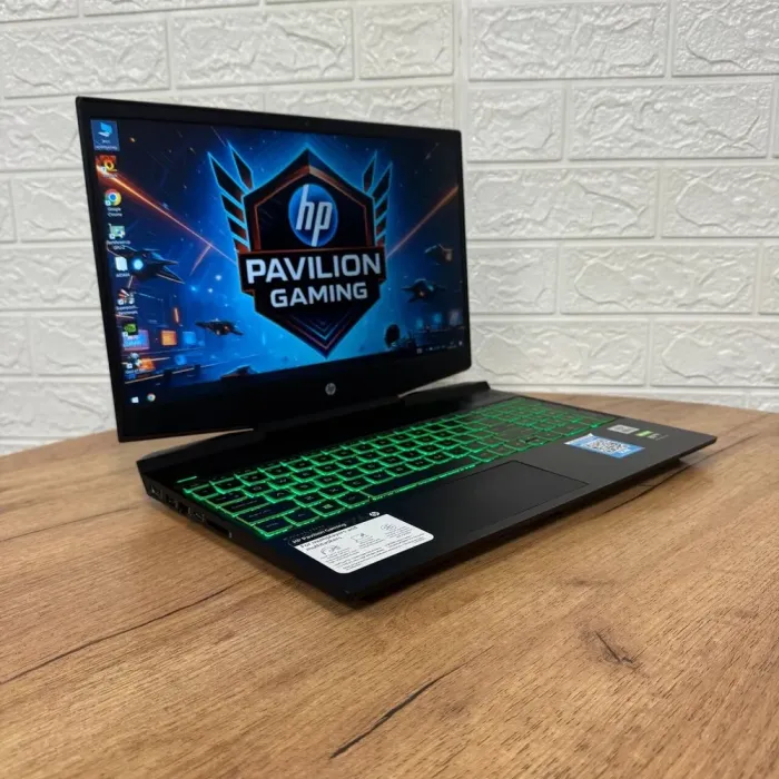 Ігровий ноутбук HP Pavilion Gaming 15-dk1056wm / 15.6" (1920x1080) IPS / Intel Core i5-10300H (4 (8) ядра по 2.5 - 4.5 GHz) / 8 GB DDR4 / 256 GB SSD / nVidia GeForce GTX 1650, 4 GB GDDR5, 128-bit / WebCam б/в - зображення 4