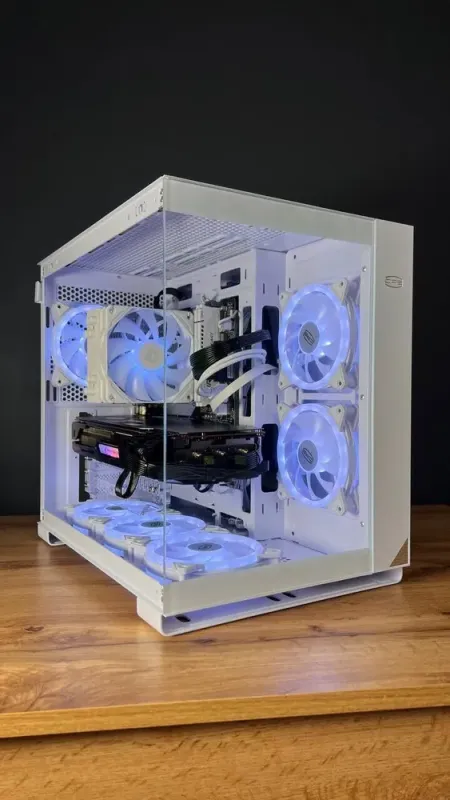 Збірка під замовлення: ігровий ПК PCCooler C3 T500 ARGB White Tower / AMD Ryzen 5 7500F (6 (12) ядер по 3.7 - 5.0 GHz) / 32 GB DDR5 / 2000 GB SSD M.2 / AMD Radeon RX 6800 XT, 16 GB GDDR6, 256-bit / 750W б/в - зображення 4