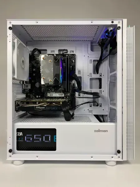 Ігровий ПК Zalman T4 Plus / AMD Ryzen 5 5500 (6 (12) ядер 3,6 - 4,2 ГГц) / 16 ГБ DDR4 / 512 ГБ SSD / nVidia GeForce GTX 1660 Super, 6 ГБ GDDR6, 192-біт / 500 Вт / ASRock B450M-HDV R4.0 б/в - зображення 5