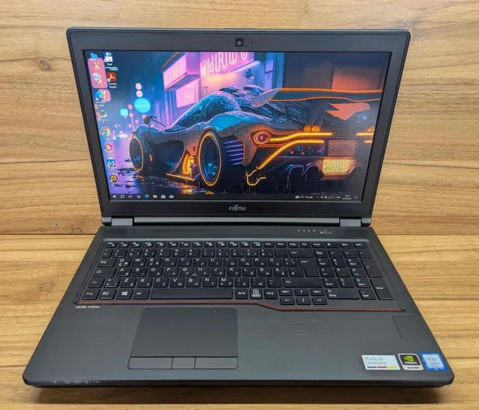 Мобільна робоча станція Б-клас Fujitsu Celsius H780 / 15.6" (1920x1080) IPS / Intel Core i7-8750H (6 (12) ядер по 2.2 - 4.1 GHz) / 32 GB DDR4 / 512 GB SSD / nVidia Quadro P600, 4 GB GDDR5, 128-bit / 4G / HDMI / WebCam / Windows 10 б/в - зображення 2