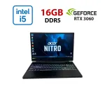 Ігровий ноутбук Acer Nitro 5 AN515-58 / 15,6" (1920x1080) IPS / Intel Core i5-12500H (12 (16) ядер 3,3 - 4,5 ГГц) / 16 ГБ DDR5 / 512 ГБ SSD / nVidia GeForce RTX 3060, 6 ГБ GDDR6, 192-біт / Веб-камера б/в