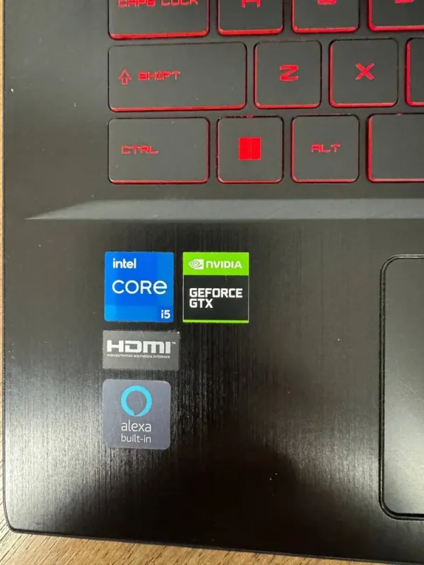 Ігровий ноутбук Б-клас MSI GV15 Thin 11SCV / 15.6" (1920x1080) IPS / Intel Core i5-11400H (6 (12) ядер по 2.7 - 4.5 GHz) / 8 GB DDR4 / 256 GB SSD / nVidia GeForce GTX 1650 Max-Q, 4 GB GDDR6, 128-bit / WebCam б/в - зображення 8