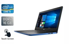 Ультрабук Б-клас Dell Inspiron 3593 / 15.6" (1366x768) TN Touch / Intel Core i5-1035G1 (4 (8) ядра по 1.0 - 3.6 GHz) / 16 GB DDR4 / 480 GB SSD / Intel UHD Graphics / WebCam / Windows 10 б/в
