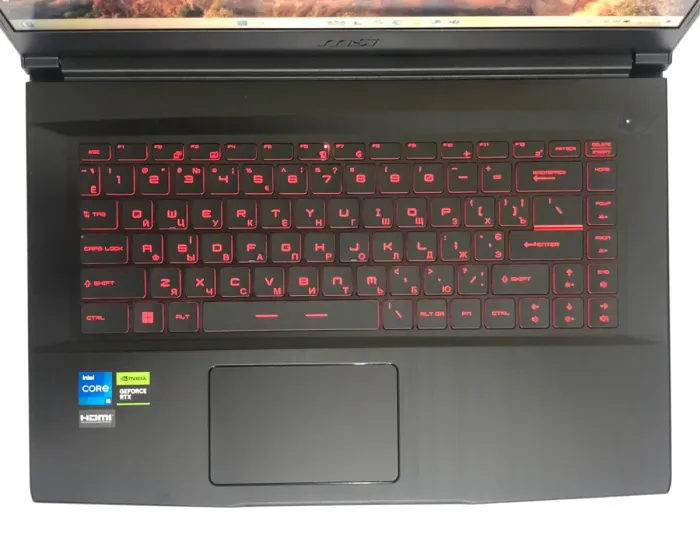 Ігровий ноутбук MSI GF63 Thin 11UC-1276US / 15.6" (1920x1080) IPS / Intel Core i5-11400H (6 (12) ядер по 2.2 - 4.5 GHz) / 16 GB DDR4 / 512 GB SSD / nVidia GeForce RTX 3050, 4 GB GDDR6, 128-bit / WebCam / Win 11 Home - зображення 9