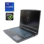 Ігровий ноутбук Б-клас MSI Pulse GL66 12UEK / 15.6" (1920x1080) IPS / Intel Core i9-12900H (14 (20) ядер по 3.8 - 5.0 GHz) / 32 GB DDR4 / 480 GB SSD / nVidia GeForce RTX 3060, 6 GB GDDR6, 192-bit / WebCam б/в