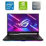 Ігровий ноутбук Asus ROG Strix G733ZW / 17,3" (2560x1440) IPS / Intel Core i9-12900H (14 (20) ядер по 3,8 - 5,0 ГГц) / 32 ГБ DDR5 / 1000 ГБ SSD / nVidia GeForce RTX 3070 Ti, 8 ГБ GDDR6X, 256-біт / HDMI / Windows 11 б/в