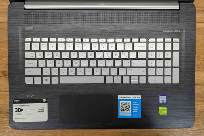 Ноутбук HP ENVY m7-n109dx / 17.3" (1920x1080) IPS / Intel Core i7-6500U (2 (4) ядра по 2.5 - 3.1 GHz) / 16 GB DDR4 / 480 GB SSD / nVidia GeForce 940M, 2 GB DDR3, 64-bit / WebCam / Windows 10 б/в - зображення 3