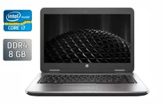 Ноутбук HP ProBook 640 G2 / 14" (1366x768) TN / Intel Core i7-6600U (2 (4) ядра по 2.6 - 3.4 GHz) / 8 GB DDR4 / 500 GB HDD / Intel HD Graphics 520 / WebCam / Fingerprint / Windows 10 б/в
