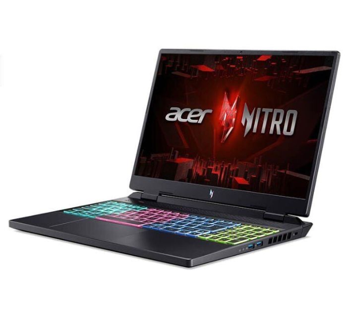 Ігровий ноутбук Acer Nitro 16 AN16-41-R0ZY / 16" (1920x1080) IPS / AMD Ryzen 7 7735HS (8 (16) ядер по 3,2 - 4,75 ГГц) / 16 ГБ DDR5 / 960 ГБ SSD / nVidia GeForce RTX 4070, 8 ГБ GDDR6, 128-біт / Веб-камера б/в - зображення 4