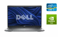 Ноутбук робоча станція Dell Precision 3560 / 15.6" (1920x1080) IPS / Intel Core i7-1185G7 (4 (8) ядра по 3.0 - 4.8 GHz) / 16 GB DDR4 / 512 GB SSD / nVidia T500, 2 GB GDDR6, 64-bit / WebCam / HDMI / Windows 10 б/в