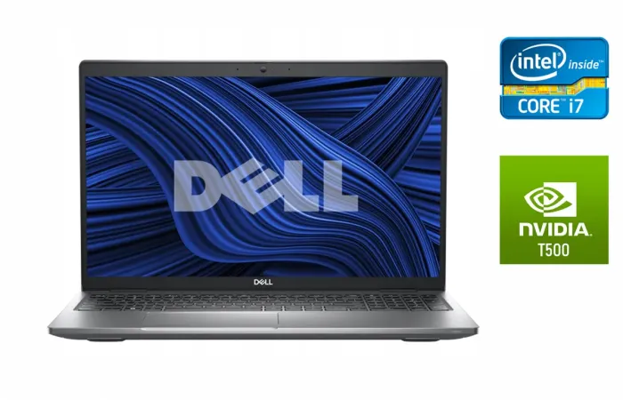 Ноутбук робоча станція Dell Precision 3560 / 15.6" (1920x1080) IPS / Intel Core i7-1185G7 (4 (8) ядра по 3.0 - 4.8 GHz) / 16 GB DDR4 / 512 GB SSD / nVidia T500, 2 GB GDDR6, 64-bit / WebCam / HDMI / Windows 10 б/в - зображення 1