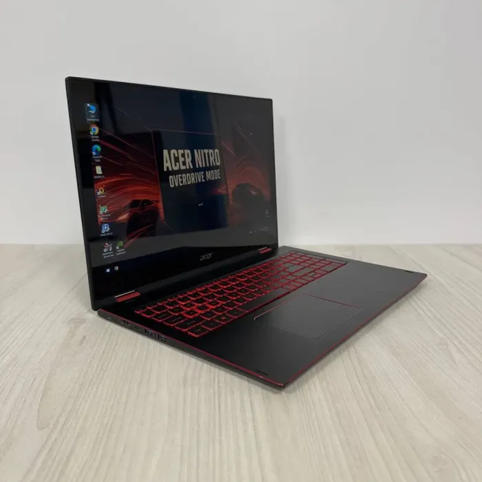 Ігровий ноутбук-трансформер Б-клас Acer Nitro 5 Spin NP515-51 / 15.6" (1920x1080) IPS Touch / Intel Core i5-8250U (4 (8) ядра по 1.8 - 3.4 GHz) / 8 GB DDR4 / 256 GB SSD M.2 + 1000 GB HDD / nVidia GeForce GTX 1050, 4 GB GDDR5, 128-bit / WebCam б/в - зображення 4