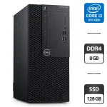Комп'ютер Dell OptiPlex 3060 Tower / Intel Core i3-8100 (4 ядра по 3.6 GHz) / 8 GB DDR4 / 128 GB SSD / Intel UHD Graphics 630 / DVD-ROMб/в