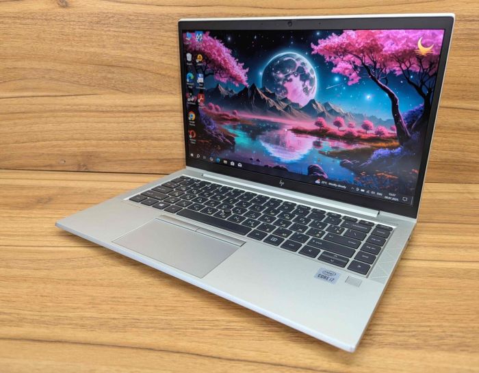 Ультрабук HP EliteBook 840 G7 / 14" (1920x1080) IPS / Intel Core i7-10610U (4 (8) ядра по 1.8 - 4.9 GHz) / 8 GB DDR4 / 512 GB SSD / Intel UHD Graphics / TouchID / WebCam / Windows 10 б/в - зображення 5