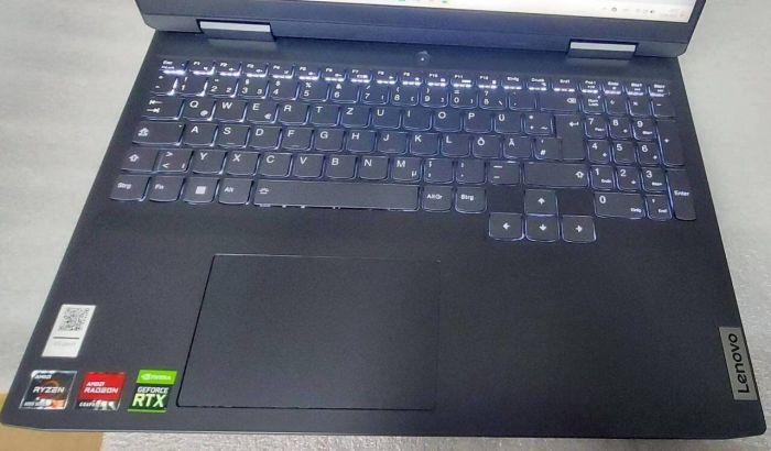 Ігровий ноутбук Lenovo IdeaPad Gaming 3 16ARH7 Gray / 16" (1920x1080) IPS / AMD Ryzen 5 6600H (6 (12) ядер по 3.3 - 4.5 GHz) / 16 GB DDR5 / 512 GB SSD / nVidia GeForce RTX 3050, 4 GB GDDR6, 128-bit / WebCam б/в - зображення 4