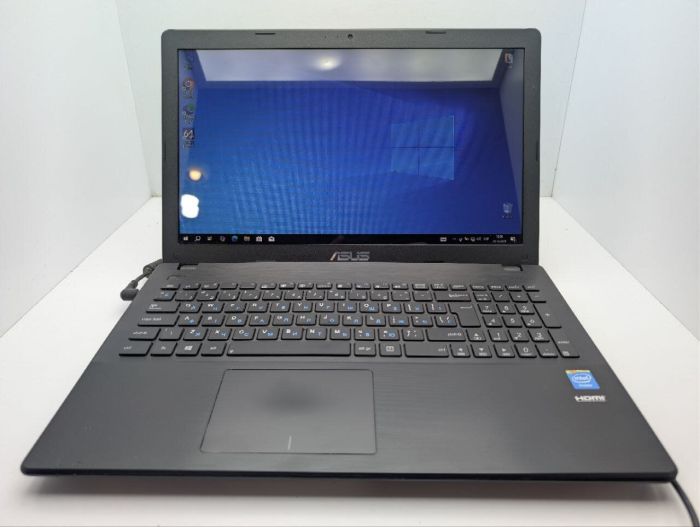 Ноутбук Asus F551C / 15.6" (1366x768) TN / Intel Celeron 1007U (2 ядра по 1.5 GHz) / 4 GB DDR3 / 120 GB SSD / Intel HD Graphics / WebCam / DVD-ROM б/в - зображення 2
