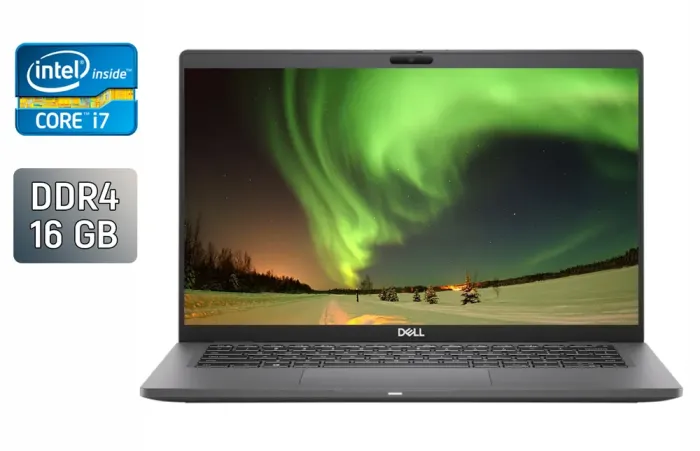 Ультрабук Dell Latitude 7410 / 14" (1920x1080) IPS / Intel Core i7-10610U (4 (8) ядра по 1.8 - 4.9 GHz) / 16 GB DDR4 / 512 GB SSD / Intel UHD Graphics / HDMI / WebCam / Windows 10 б/в - зображення 1