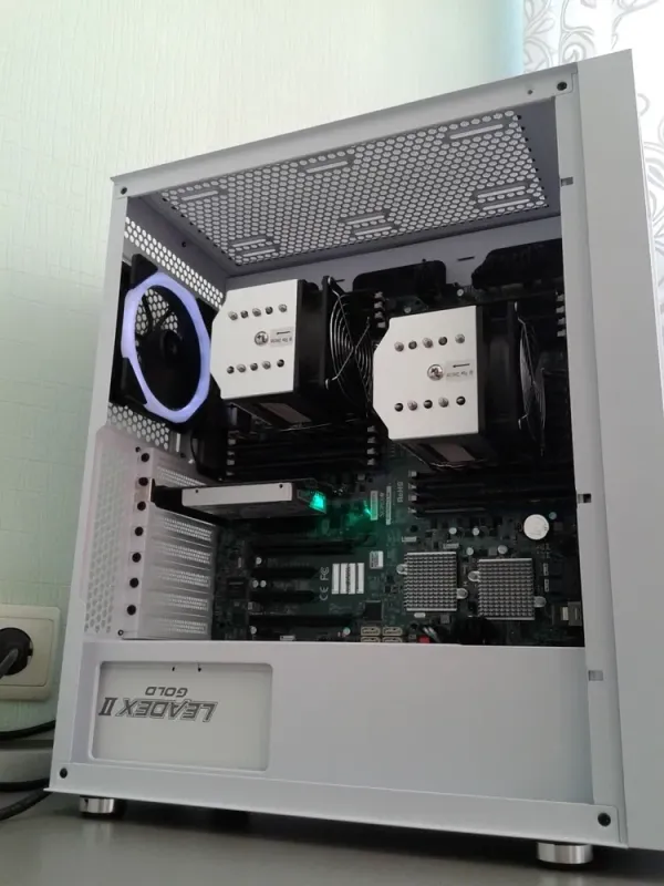 Сервер Vinga Mid Tower / 2x Intel Xeon E5-2680 v4 (14 (28) ядер по 2.4 - 3.3 GHz) / 128 GB DDR4 / 2 TB HDD / 1000W б/в - зображення 41