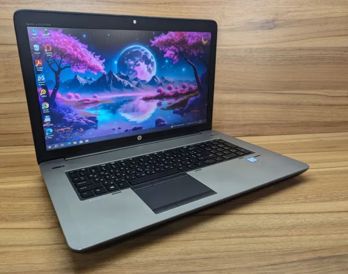 Мобільна робоча станція HP zBook 17 G3 / 17.3" (1600x900) TN / Intel Core i5-6440HQ (4 ядра по 2.6 - 3.5 GHz) / 16 GB DDR4 / 480 GB SSD / nVidia Quadro M1000M, 2 GB DDR3, 128-bit / WebCam / TouchID / Windows 10 б/в - зображення 4