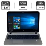 Ноутбук HP ProBook 450 G3 / 15.6" (1366x768) TN / Intel Core i5-6200U (2 (4) ядра по 2.3 - 2.8 GHz) / 8 GB DDR3 / 128 GB SSD / Intel HD Graphics 520 / WebCam / DVD-ROM б/в