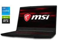 Ігровий ноутбук MSI GF63 Thin 10UD / 15.6" (1920x1080) IPS / Intel Core i5-10500H (6 (12) ядер по 2.5 - 4.5 GHz) / 8 GB DDR4 / 512 GB SSD / nVidia GeForce RTX 3050 Ti, 4 GB GDDR6, 128-bit / WebCam б/в