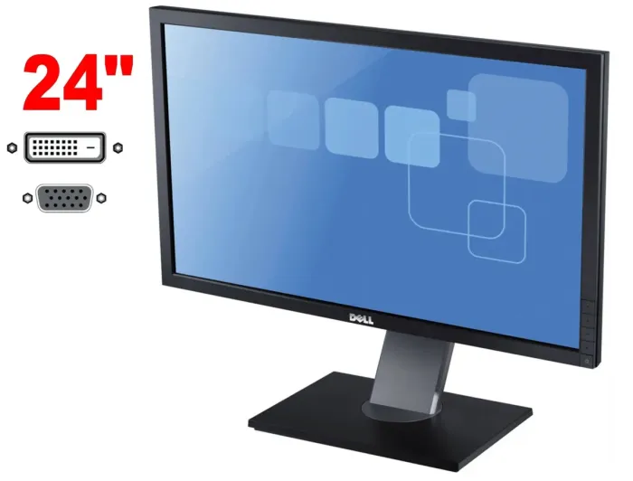 Монітор Dell P2411Hb / 24" (1920x1080) TN / 1x DVI, 1xVGA, 2x USB 2.0 / VESA 100x100 б/в - зображення 1