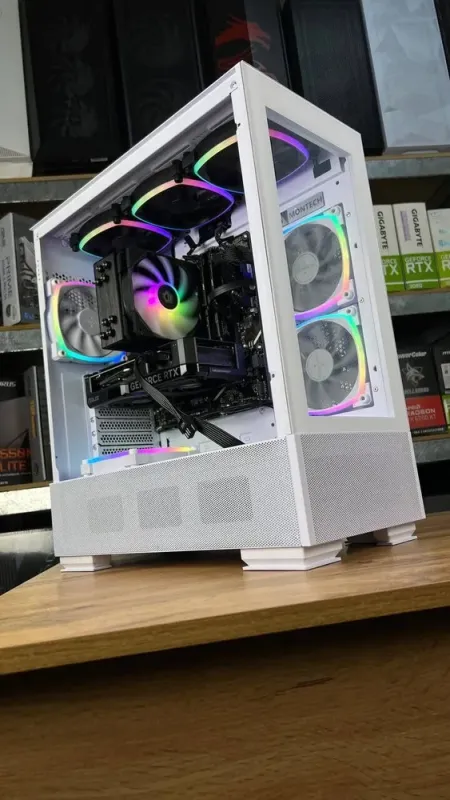 Збірка під замовлення: ігровий ПК Montech Sky Tower / AMD Ryzen 7 7700 (10 (16) ядер по 1.8 - 4.6 GHz) / 32 GB DDR5 / 1000 GB SSD M.2 / nVidia GeForce RTX 4060, 8 GB GDDR6, 128-bit / HDMI / 650W б/в - зображення 11