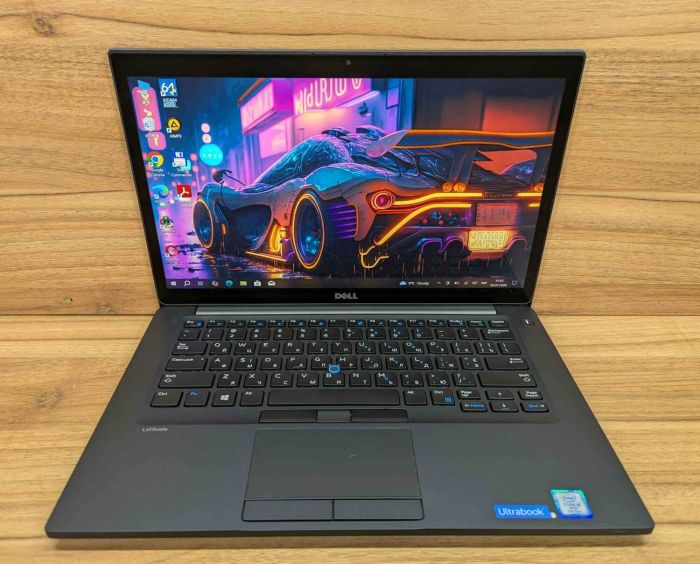 Ультрабук Dell Latitude 7480 / 14" (1920x1080) IPS Touch / Intel Core i5-7300U (2 (4) ядра по 2.6 - 3.5 GHz) / 8 GB DDR4 / 256 GB SSD / Intel HD Graphics 620 / WebCam / Windows 10 б/в - изображение 2