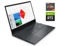 Ігровий ноутбук HP Omen 16-c0037nf / 16.1" (1920x1080) IPS / AMD Ryzen 7 5800H (8 (16) ядер по 3.2 - 4.4 GHz) / 32 GB DDR4 / 1000 GB SSD NVMe / nVidia GeForce RTX 3070, 8 GB GDDR6, 256-bit / WebCam б/в