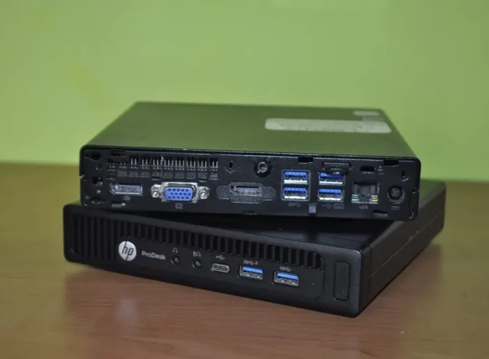 Неттоп HP ProDesk 600 G2 Mini PC USFF / Intel Core i3-6100T (2 (4) ядра по 3.2 GHz) / 16 GB DDR4 / 240 GB SSD / Intel HD Graphics 530 / USB Wi-Fi / Windows 11 Pro + Блок живлення б/в - зображення 8