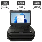 Захищений ноутбук Dell Latitude 5420 Rugged / 14" (1920x1080) IPS Touch / Intel Core i5-8350U (4 (8) ядра по 1.7 - 3.6 GHz) / 16 GB DDR4 / 256 GB SSD M.2 / Intel UHD Graphics 620 / WebCam / Стилус / Два АКБ б/в
