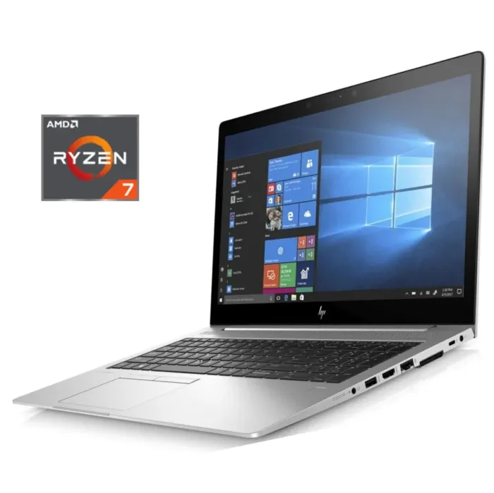 Ультрабук Б-клас HP Elitebook 745 G5 / 14" (1920x1080) IPS / AMD Ryzen 7 Pro 2700U (4 (8) ядра по 2.2 - 3.8 GHz) / 16 GB DDR4 / 256 GB SSD / AMD Radeon Vega 10 Graphics / WebCam б/в - зображення 1