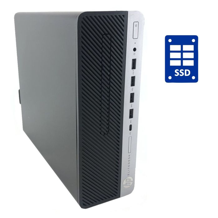 ПК HP EliteDesk 705 G4 SFF / AMD Ryzen 3 2200G (4 ядра по 3.5 - 3.7 GHz) / 8 GB DDR4 / 256 GB SSD / AMD Radeon RX Vega 8 Graphics б/в - зображення 1