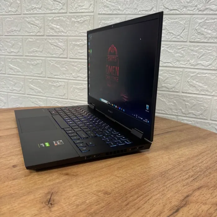 Ігровий ноутбук HP Omen 15-en0023dx / 15.6" (1920x1080) IPS / AMD Ryzen 7 4800H (8 (16) ядер по 2.9 - 4.2 GHz) / 16 GB DDR4 / 1000 GB SSD / nVidia GeForce GTX 1660 Ti, 6 GB GDDR6, 192-bit / WebCam б/в - зображення 5