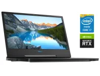 Ігровий ноутбук Б-клас Dell G7 7590 / 15.6" (1920x1080) IPS / Intel Core i7-8750H (6 (12) ядер по 2.2 - 4.1 GHz) / 8 GB DDR4 / 500 GB SSD / nVidia GeForce RTX 2060, 6 GB GDDR6, 192-bit / WebCam б/в
